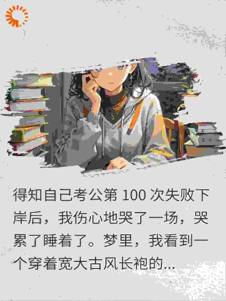 考公失败100次后范进托梦给我