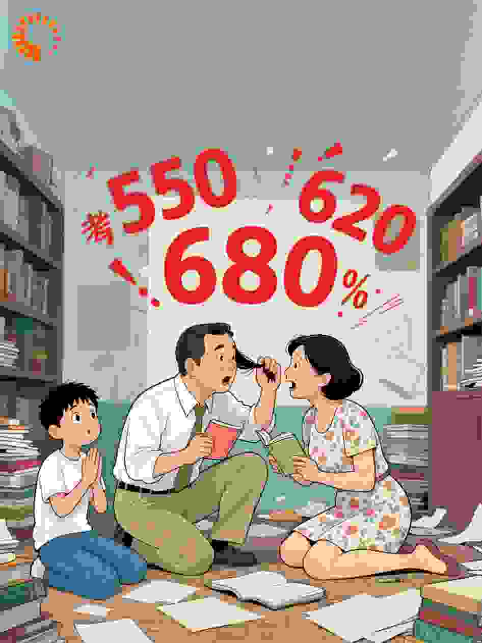 爸妈学习，我的高考分数就会增加