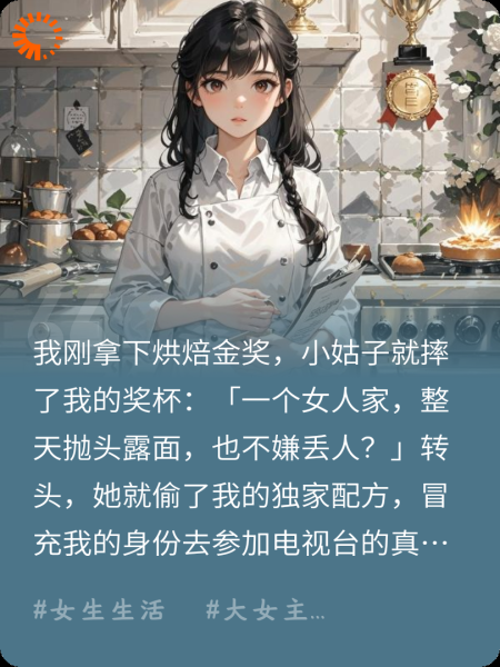 厨神比赛前夜，小姑子偷我配方