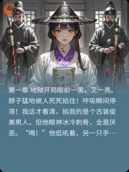 和离当天，虐文女主喜提登闻鼓
