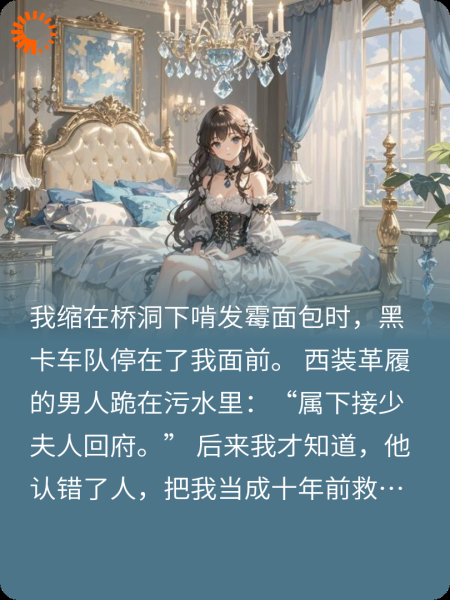 他把流浪的我错认成白月光