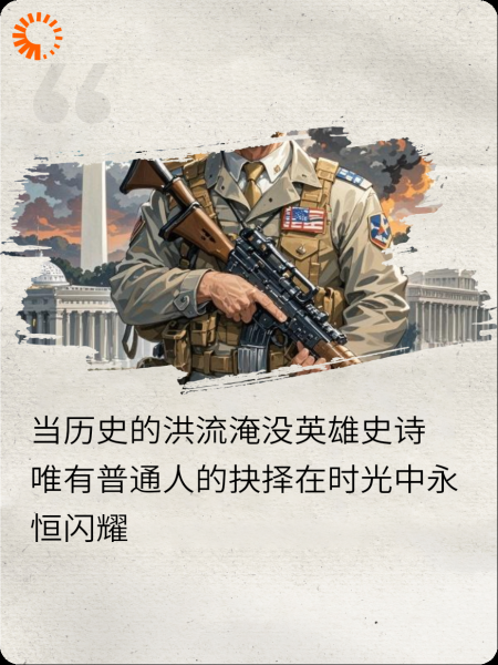 身后就是华盛顿