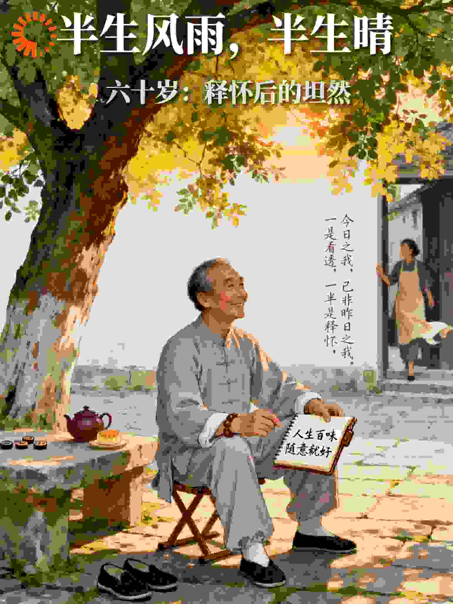 半生风雨，半生晴