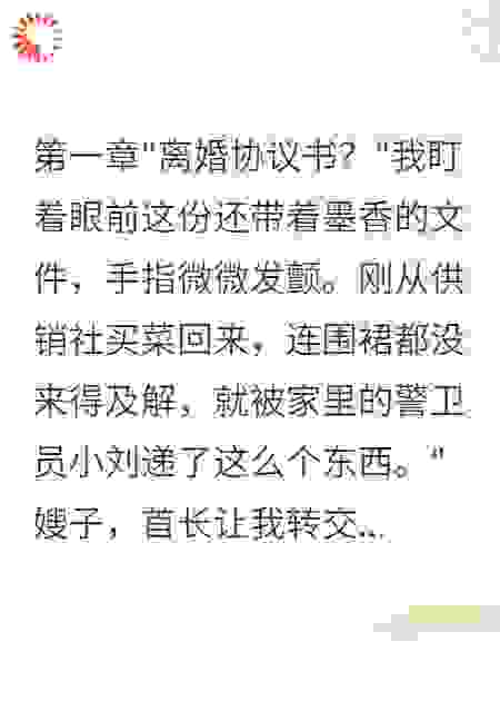 重回七零军嫂拒绝给人当接盘侠