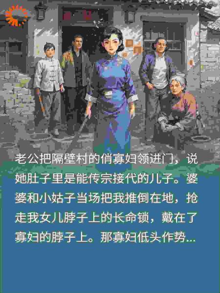 老公带怀孕寡妇让我滚，我反手拿出账本他家喜提绝户