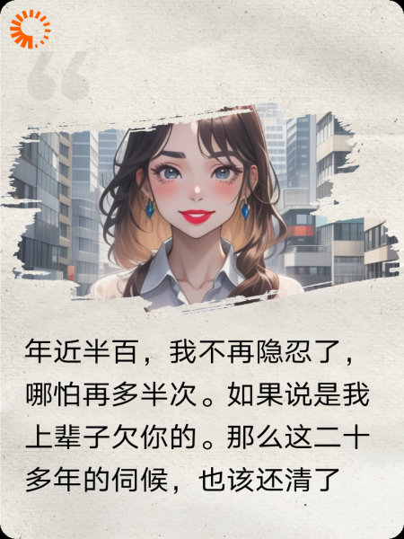 我不再隐忍要离婚，你慌什么？