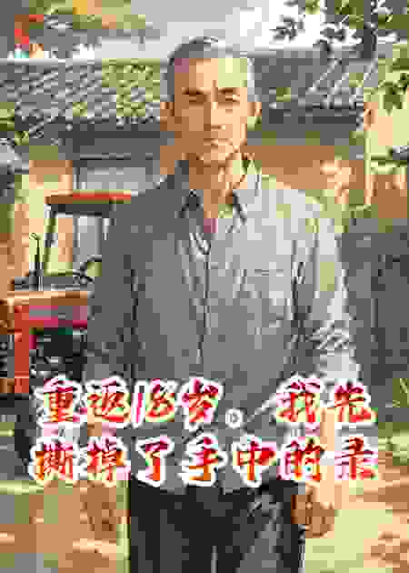 重返18岁。我先撕掉了手中的录取通知书。