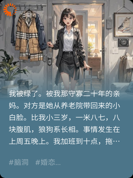 我老妈从养老院给我带回一个小白脸