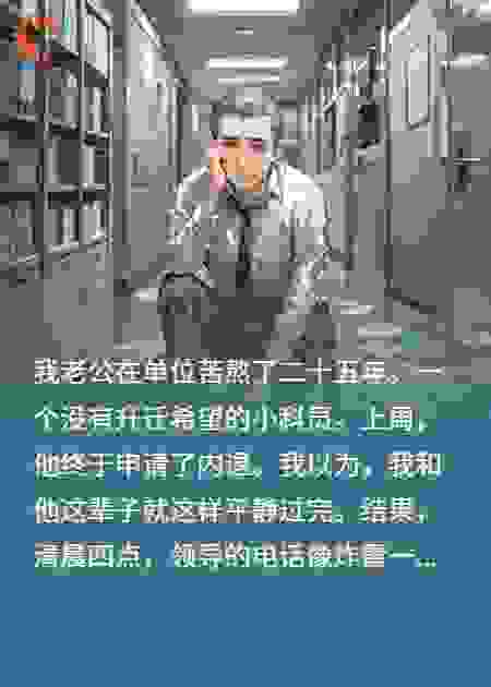 苦熬25年终内退，妻子被老板电话炸醒：他到底干了啥？