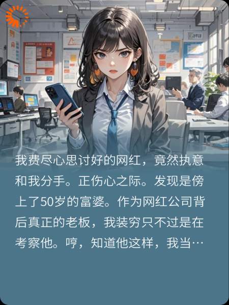 渣男跟50岁富婆偷跑后，我怒捧0粉新人