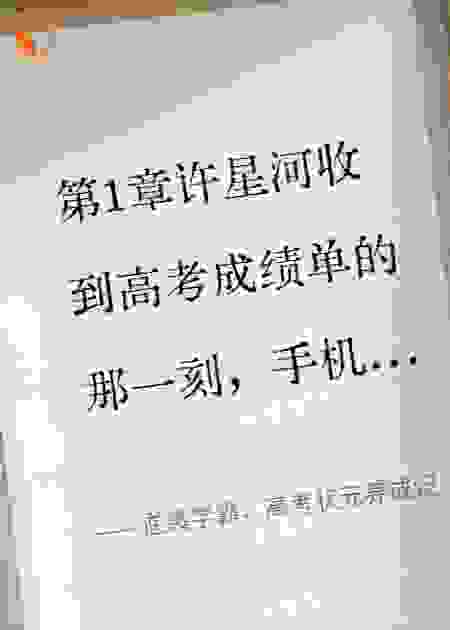 逆袭学霸，高考状元养成记