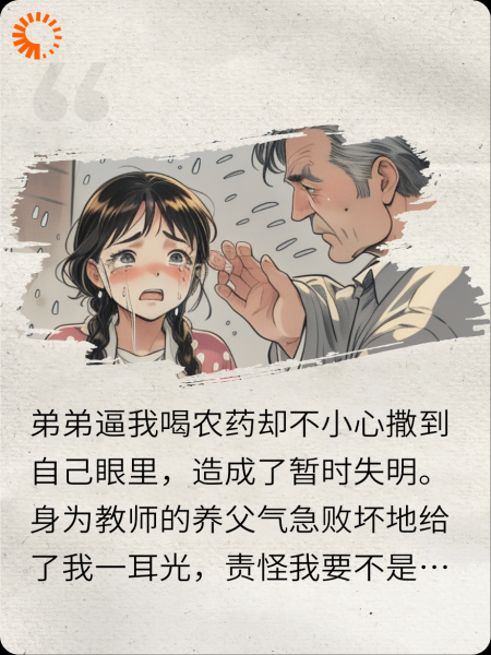 弟弟逼我喝农药后