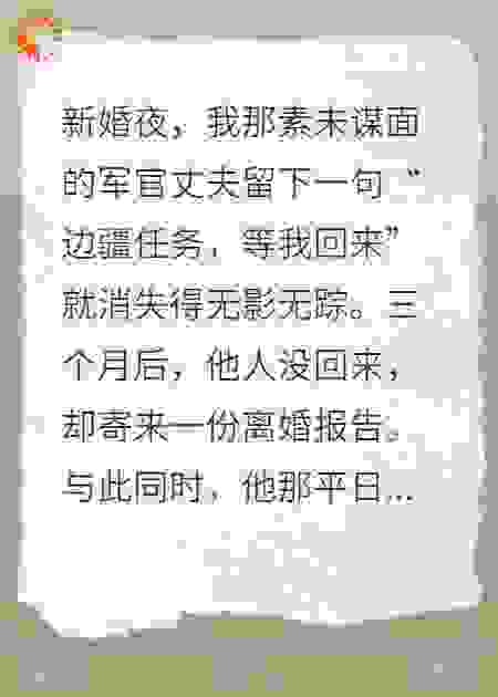 闪婚铁血军官，他日日求我心软