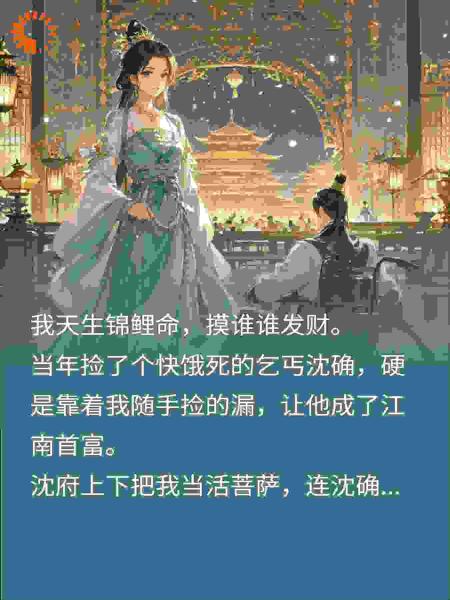 锦鲤娇妻转身改嫁病王爷，前夫见我财气冲天崩溃了