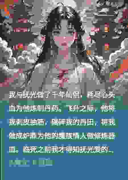 和他做了千年仙侣，飞升时却把我做成炉鼎
