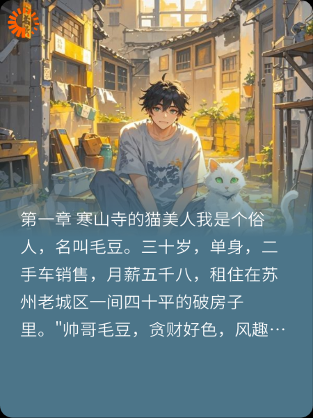 寒山寺求姻缘，猫美人跟我回家