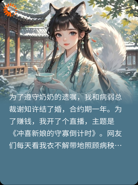 病秧子老公天天装死，只因看见我九条狐狸尾巴