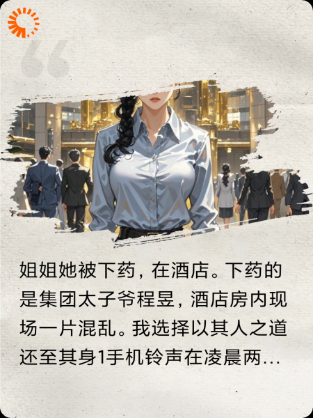 姐姐被下药了，我选择不报警