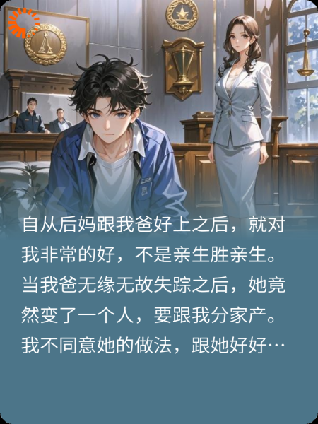 后妈跟我争财产，我让她后悔莫及
