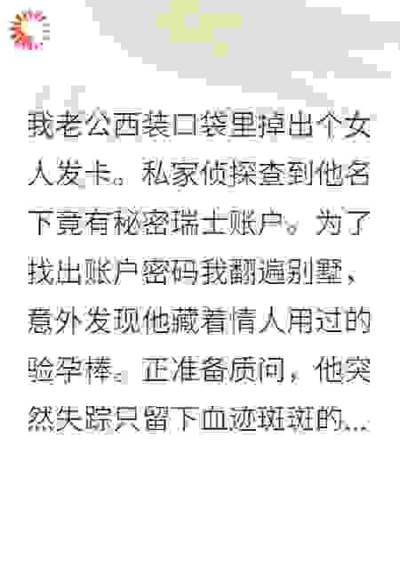 我把洗钱犯老公送上审判席