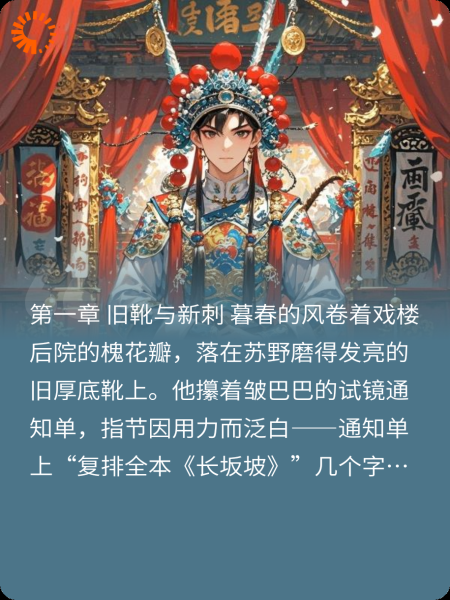 京剧舞台下的爱恨纠葛：双男主的救赎与传承