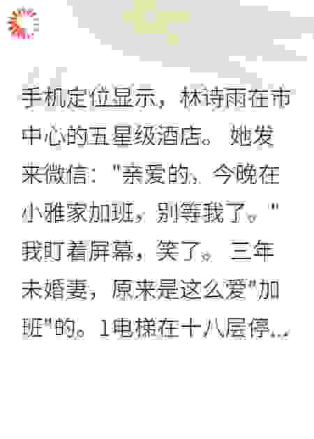 定位追踪到酒店，她谎称在朋友家