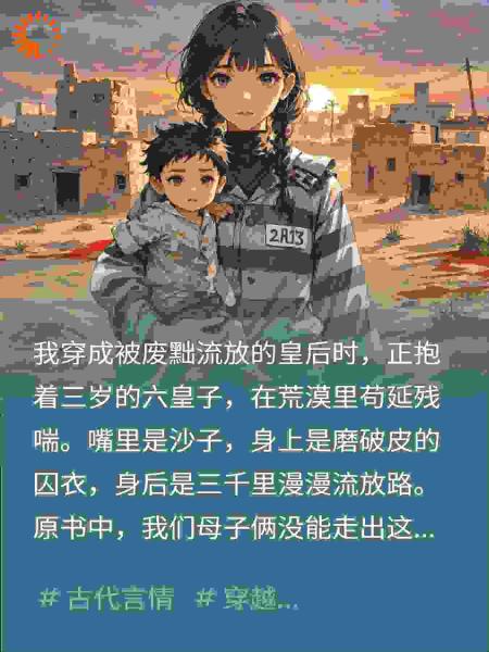 穿成被流放的皇后，带着六皇子在边疆称王了