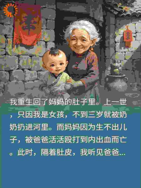 投胎成男,结果是爸爸和奶奶的魔丸