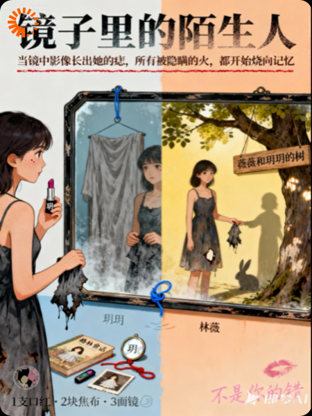 镜子里的陌生人！镜子照出姐姐最后一句话，我哭到手抖