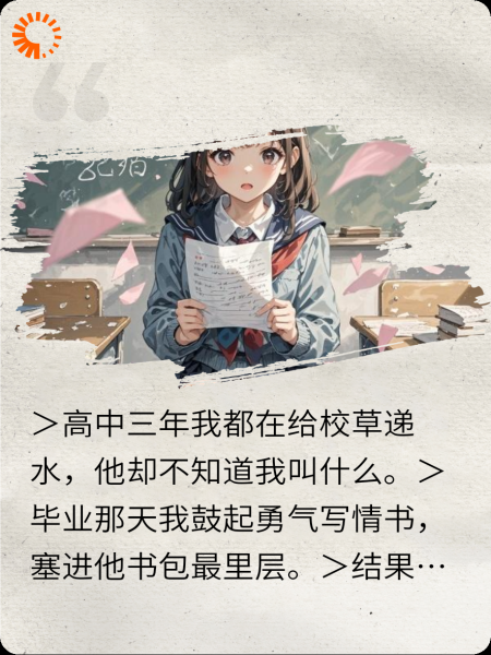 情书社死现场，校草为我自首