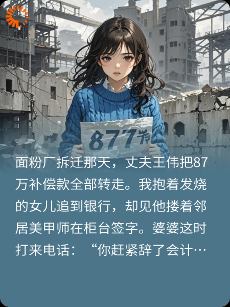 踹渣夫，亮证据，87万，他完了