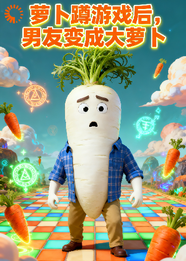 萝卜蹲游戏后，男友变成大萝卜