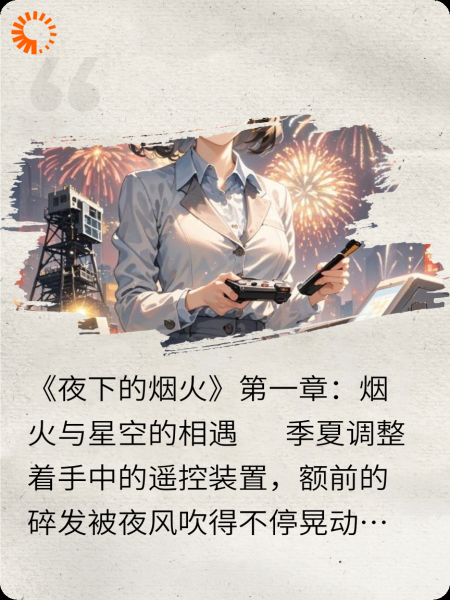 夜下的烟火