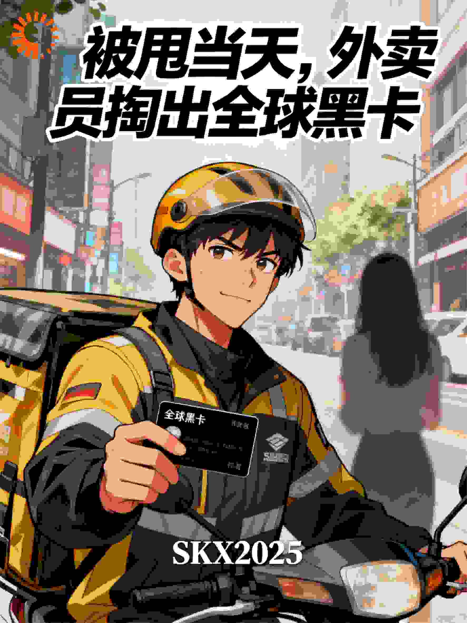 被甩当天，外卖员掏出全球黑卡