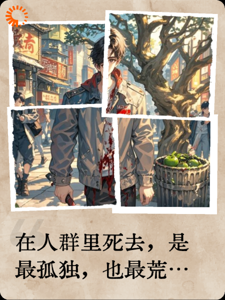 那个男人，在人群中孤独的死去