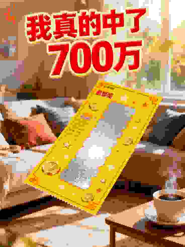 我真的中了700万