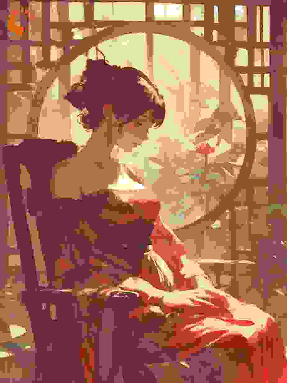 落花弦断，只影向谁去