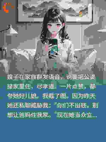 嫂子爱孝顺我顺水推舟成全她全家炸了