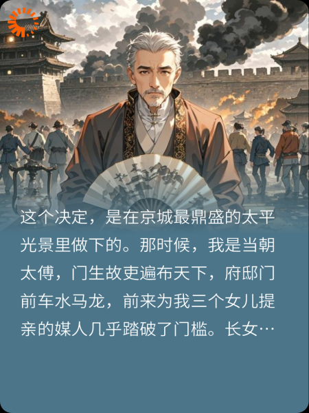 我把三个女儿都嫁给了农夫，躲过了兵乱。