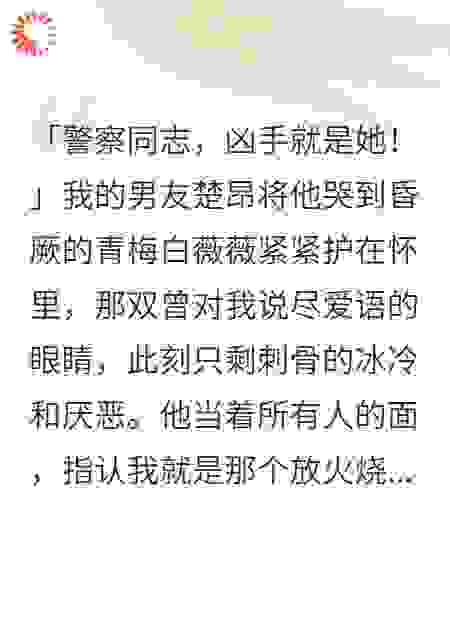 男友为青梅，烧死十九人嫁祸我
