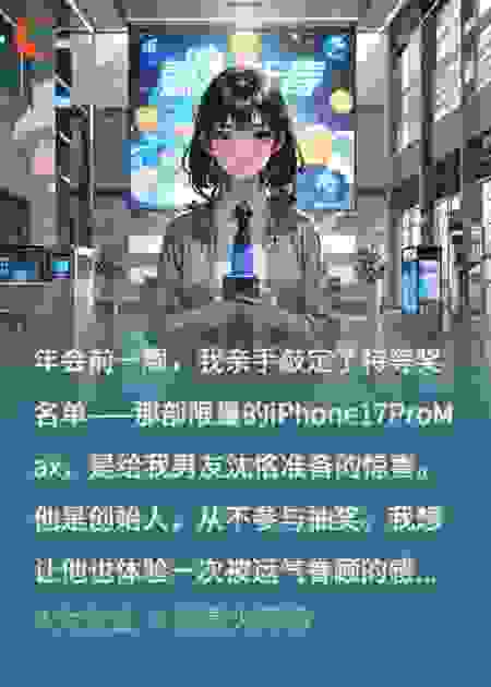年会抽奖，我的工号被总裁男友物理删除了