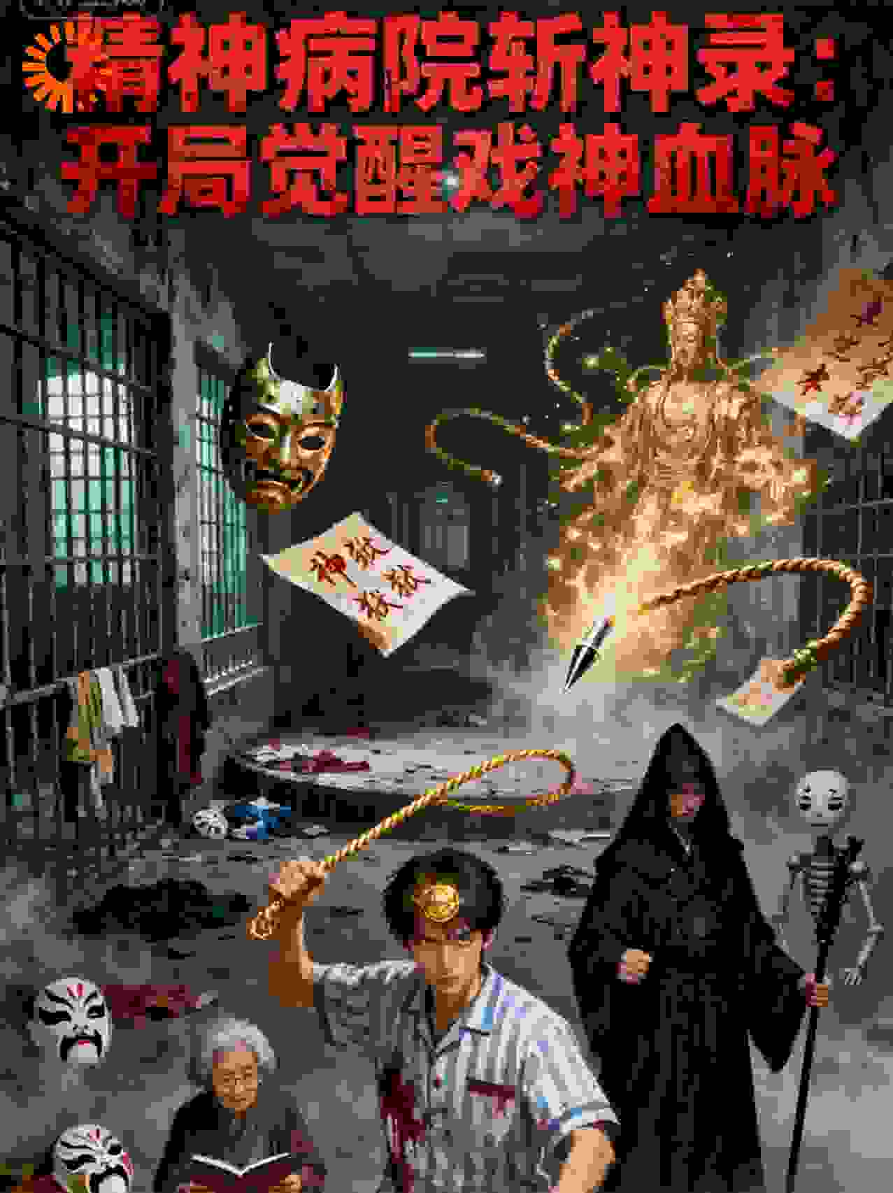 精神病院藏邪神，苏戏觉醒戏神血脉，演封神戏码斩伪神