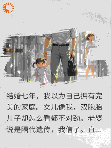 离婚我只要女儿，双胞胎退货：孽种你养
