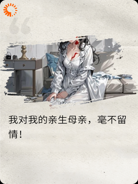 我对我的亲生母亲，毫不留情！