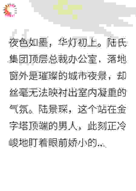 涅槃归来：陆总的漫漫追妻路