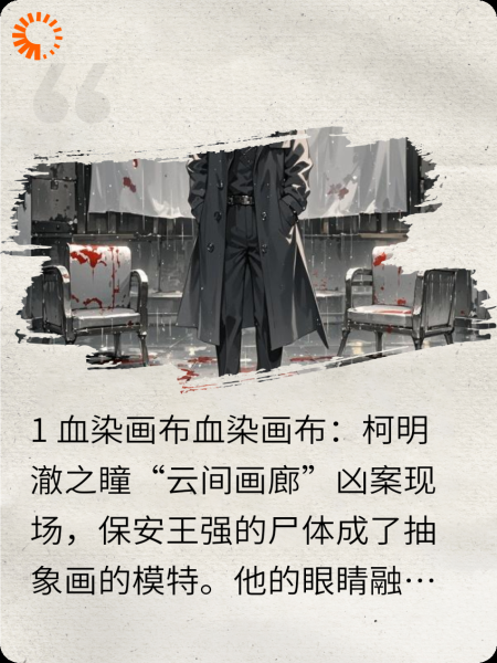 “云间画廊”凶案现场尸体