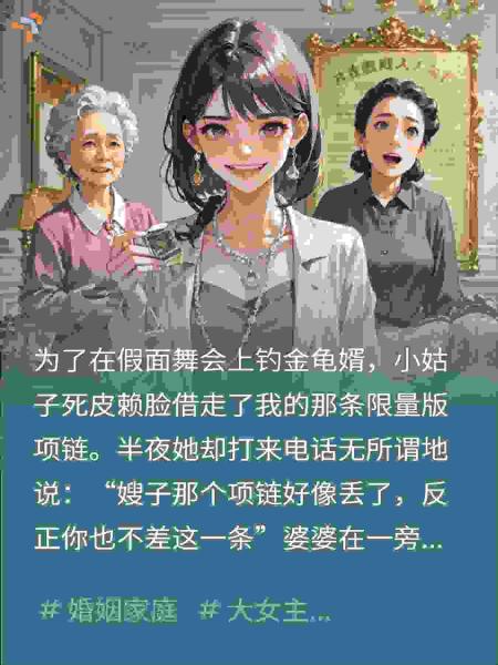 赝品名媛：我用九块九，让小姑子豪门梦当场破碎！