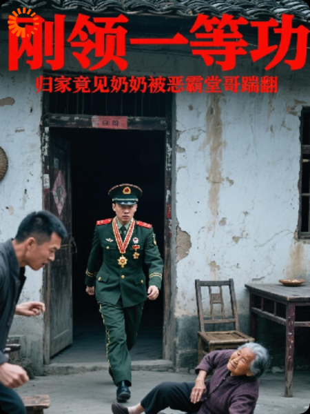 刚领一等功，归家竟见奶奶被恶霸堂哥踹翻