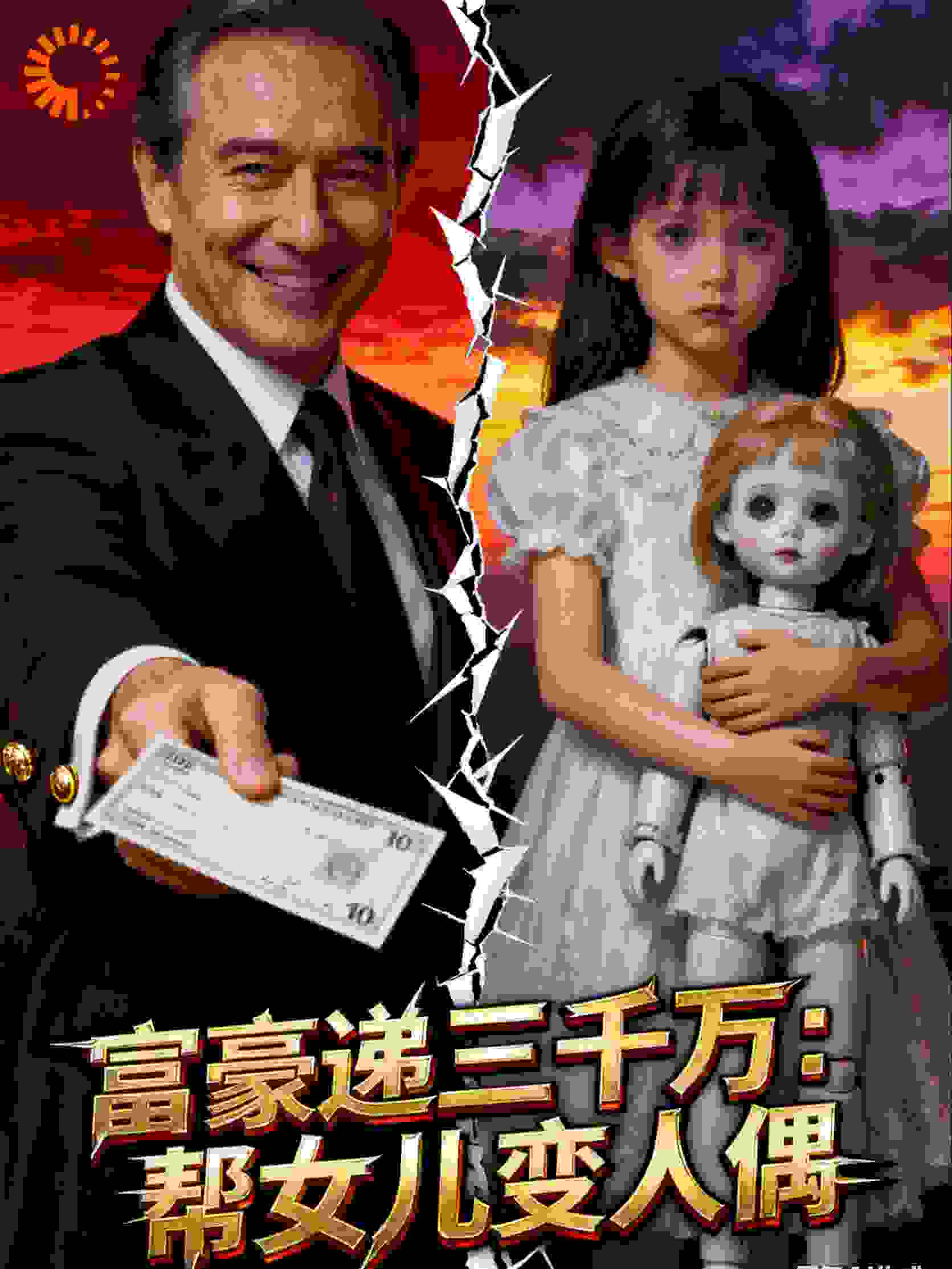 富豪递三千万：帮女儿变人偶