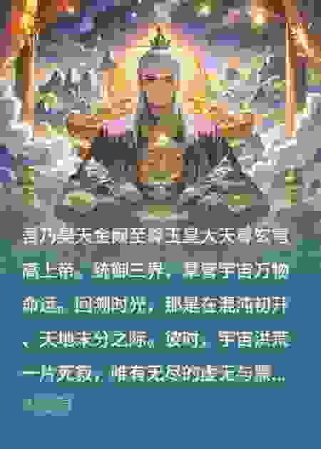 吾乃昊天金阙至尊玉皇天帝